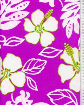 Polynesian fabric TAMARI Purple - Tissushop